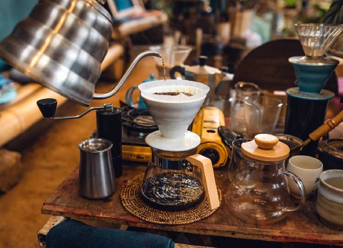 Koffie proeven en proberen