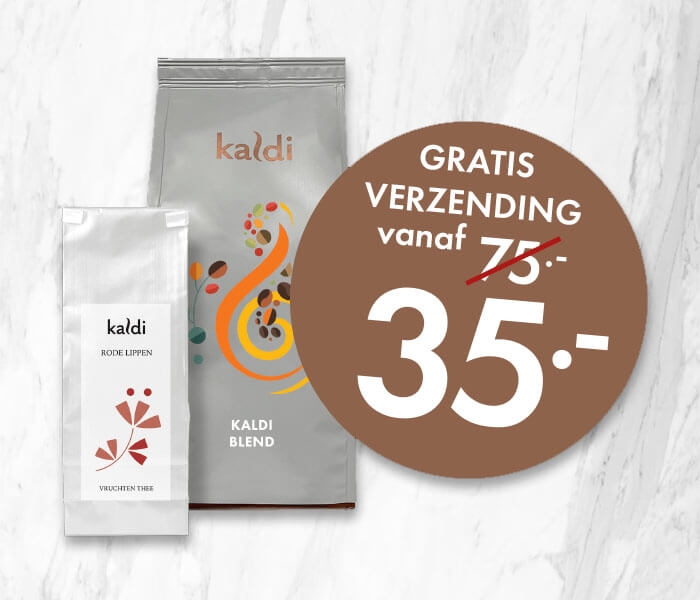 Gratis verzending vanaf €35,- in de Kaldi Webshop