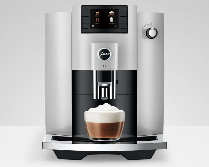 JURA E6 Platina - Perfecte cappuccino met gemak