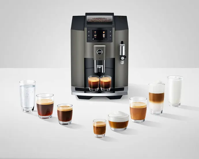 JURA E8 Dark Inox - Koffie in al zijn facetten