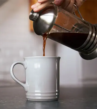 Koffie zetten cafetière