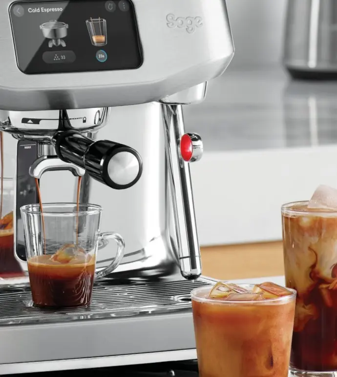 Cold brew drinks Sage Barista Touch Impress Cold