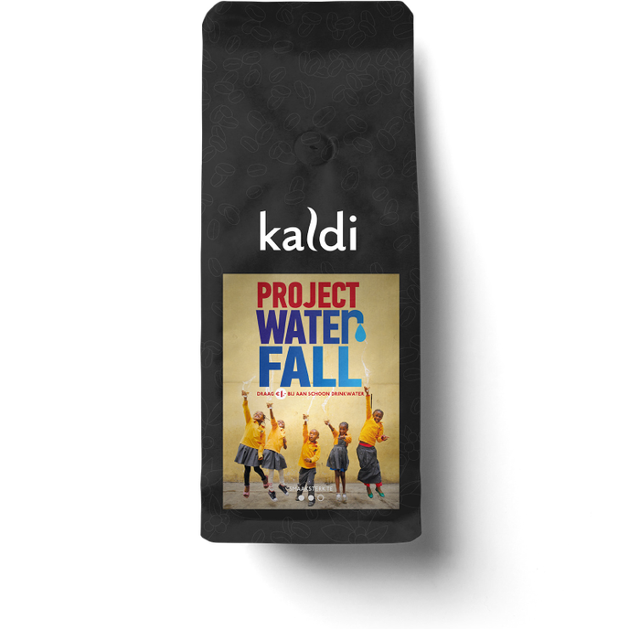 Kaldi project waterfall koffie