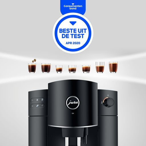 Jura D4 volautomaat Espressomachine Jura D4 volautomaat espressomachine Piano Black