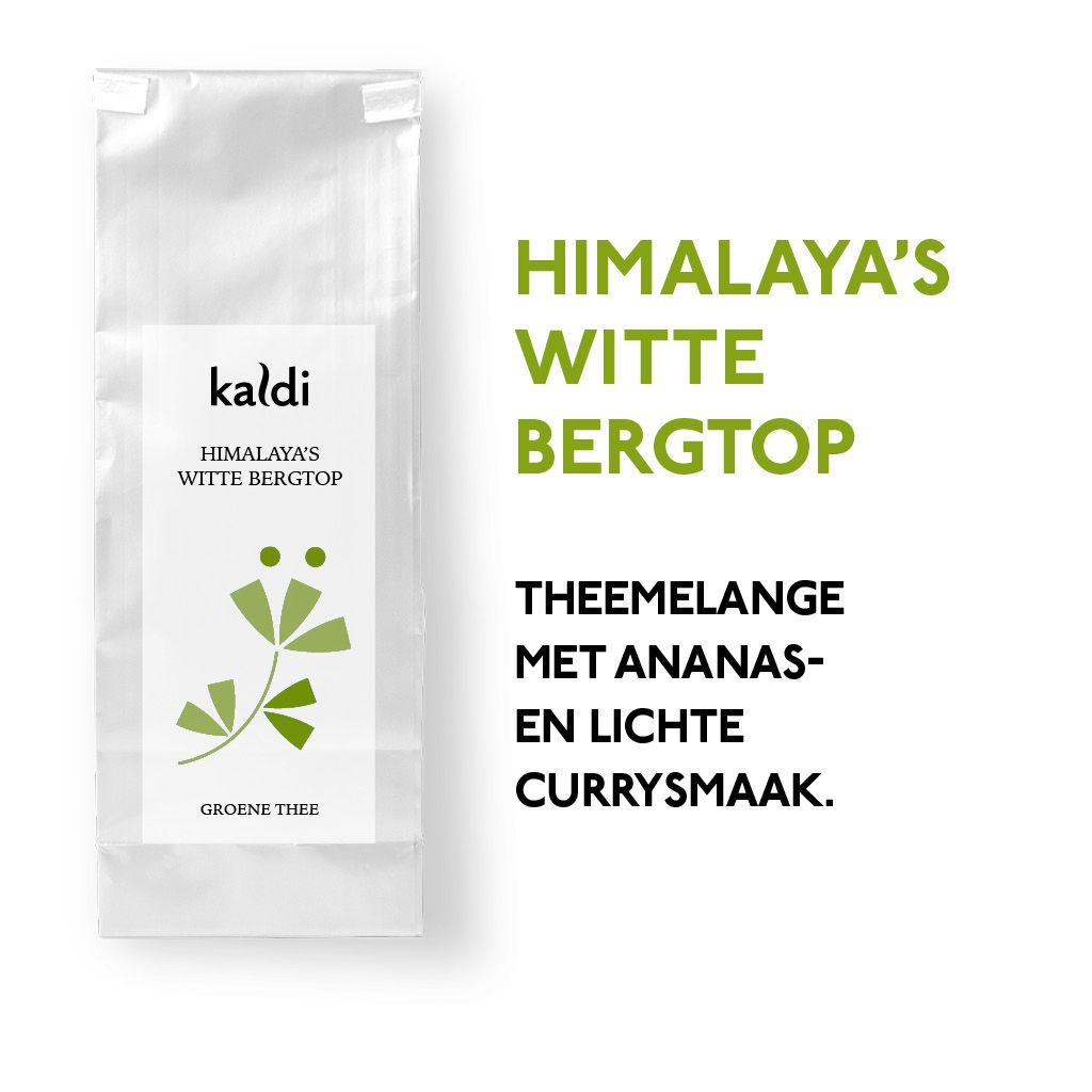 Himalaya's Witte Bergtop (75 gr.) - Groene en witte thee