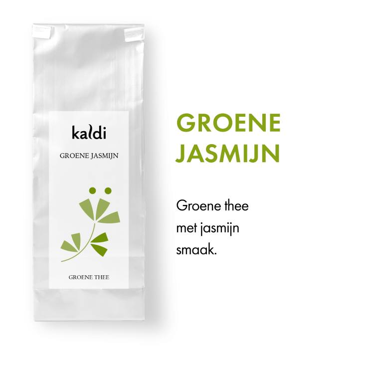 Kaldi Groene Jasmijn (100 gr.) - Groene thee