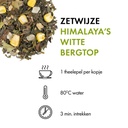 Himalaya's Witte Bergtop (75 gr.) zetwijze