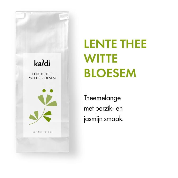 Lente thee - Witte Bloesem (100 gr.) - Groene thee