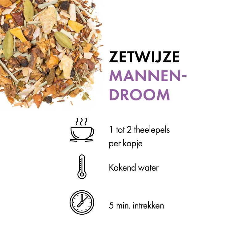 Mannendroom (100 gr.) zetwijze