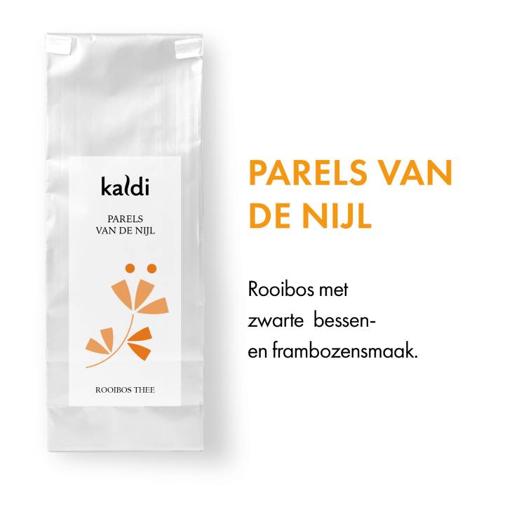 Kaldi Parels van de Nijl (100 gr.) - Rooibos thee