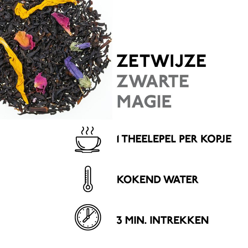 Zwarte Magie (100 gr.) - Kaldi Zwarte thee