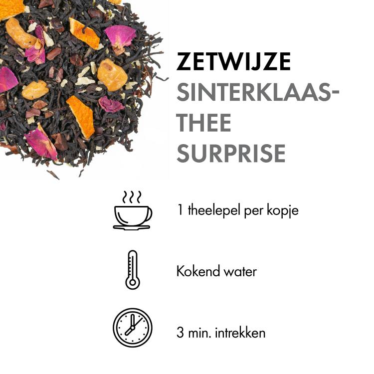 Sinterklaasthee - Surprise (100 gr.) zetwijze