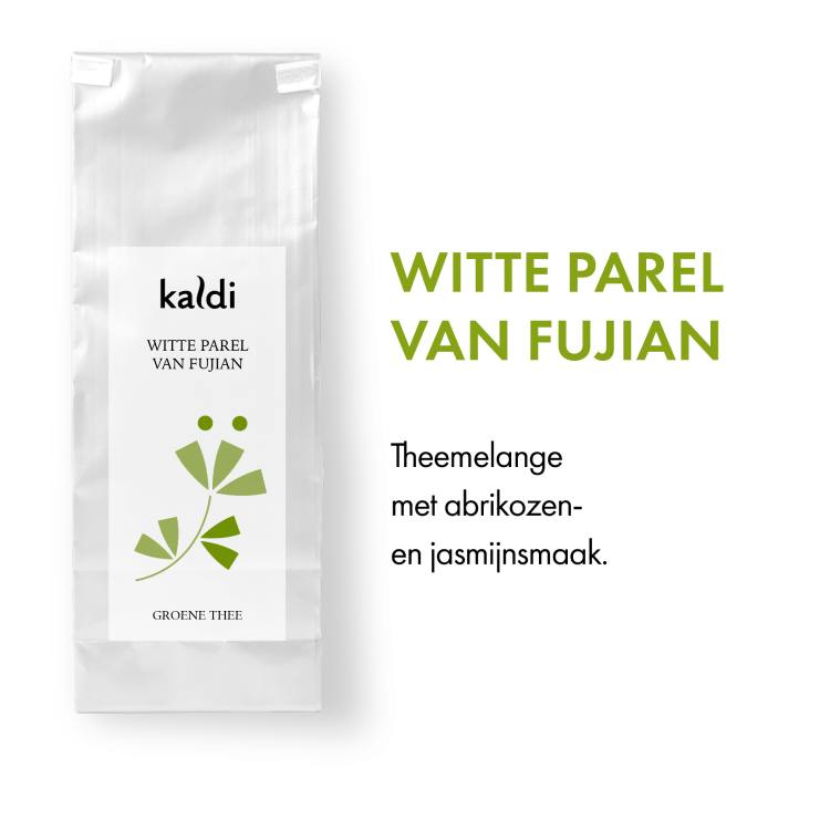 Kaldi Witte Parel van Fujian (75 gr.) - Groene thee