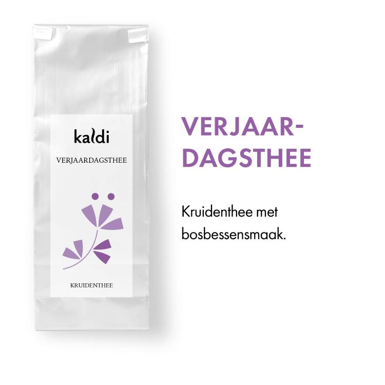 Verjaardagsthee (75 gr.) smaak