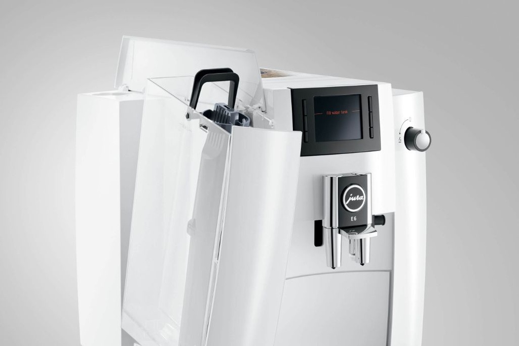 Jura E6 Piano White - volautomaat espressomachine