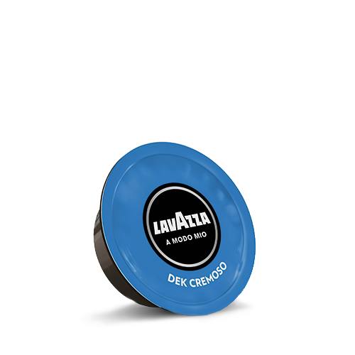 Lavazza A Modo Mio Dek Cremoso - 16 Cups - cup zijkant