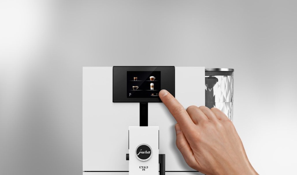Jura ENA 8 Touch (2019) Full Nordic White - volautomaat koffiemachine
