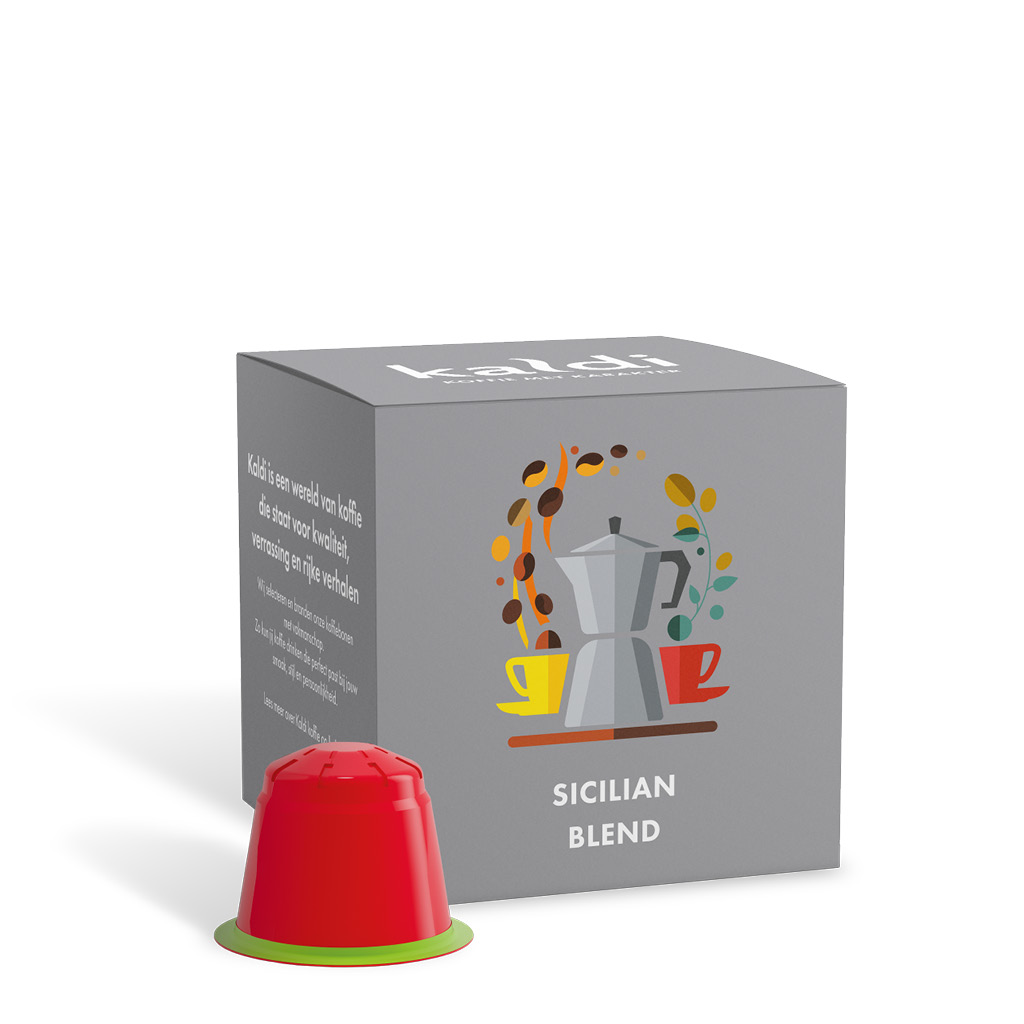 Kaldi Koffiecups - Sicilian Blend - 10 cups