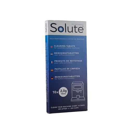 Solute Reinigingstabletten - 10 x 2,0g Ø15mm