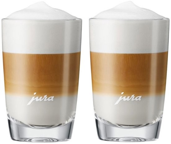historisch Tien jaar Verslaggever JURA Latte Macchiato glazen kopen | Kaldi